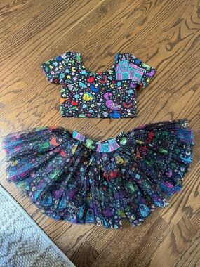 Wild Rich Kids Walt Disney World top and skirted Leo, girls Disney dress